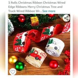 Christmas ribbon set